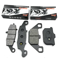 For KAWASAKI VN1500 Vulcan 1500 Nomad F.I. 1999 2000 vn Motorcycle Front Rear Brake Disc Pads Kit Set Parts