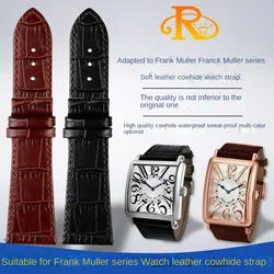 Quick release cowhide Watchband for Franck Muller Strap Muller Lea/ther Strap FM Watch Men Women 22 26 30mm Watch Band