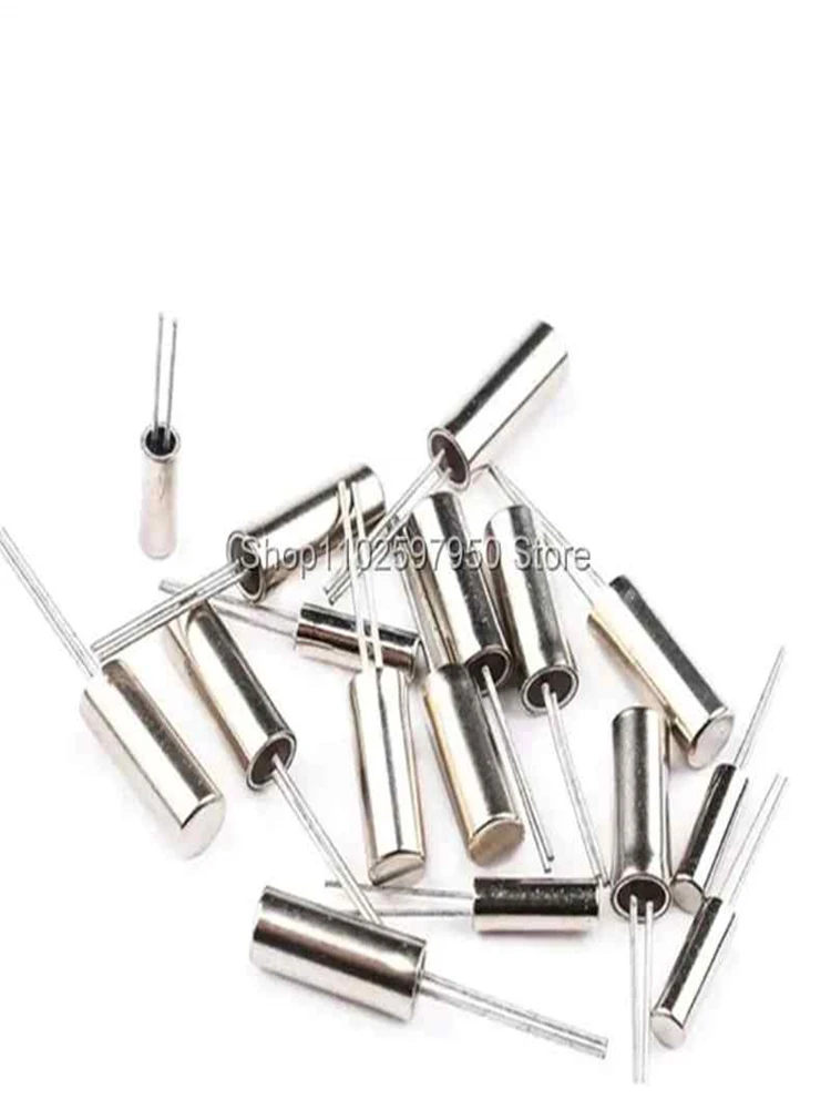 50pcs 32.768KHz Oscillator Quartz Crystal 32.768 KHZ 32.768K 3*8mm Cylinder Quartz Resonator 12.5pF ±10ppm