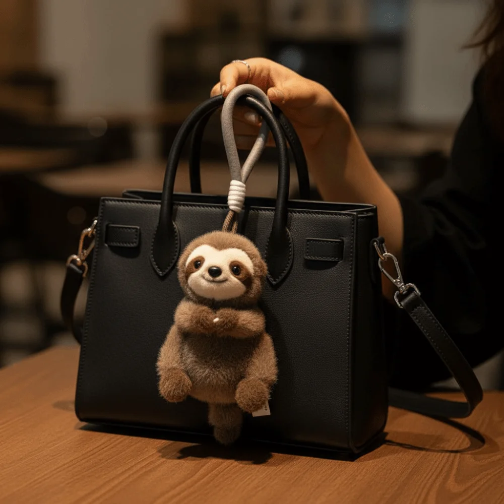 

Soft Material Otter Keychain Realistic Look Magnetism Otter Backpack Pendant Cute Design 15cm Otter Bag Decoration