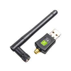 5Ghz 2.4Ghz Wireless Network Card Receiver Dual Band 600Mbps Chipset RTL8811 With Antenna USB WiFi Adapter For Desktop/Laptop/PC