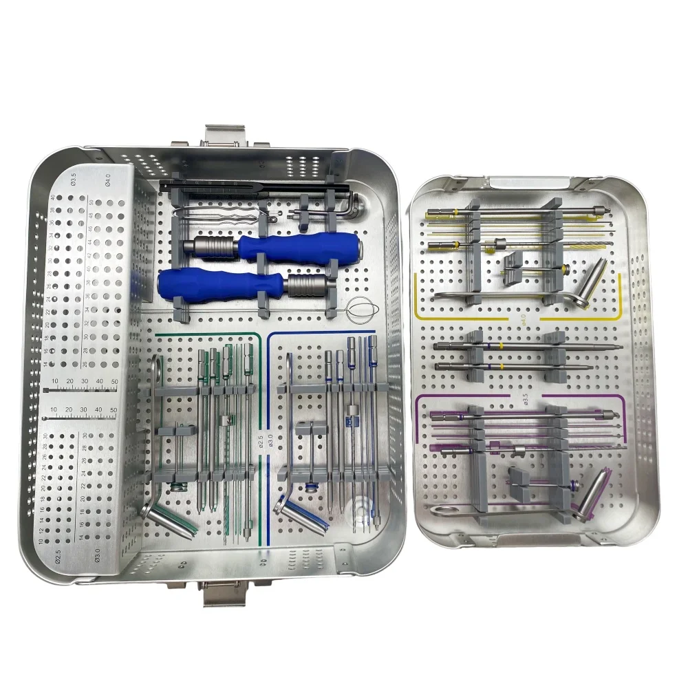 Stainless Steel Herbert Screw Instrument Set Orthopedic Surgical Instruments 2.5/3.0/3.5/4.0mm