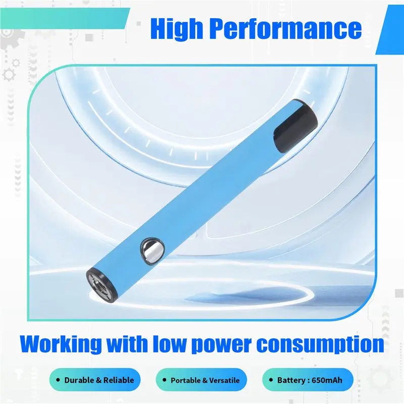 ABKN-510 Thread Battery Cart Pen Headless Electric Soldering Iron With Adjustable Temperature Mini Soldering Iron Kit Cyan