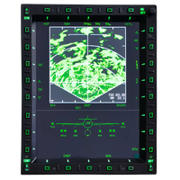 JF-17 MFCD UFCP flight simulation instrument MFD multi-function display panel