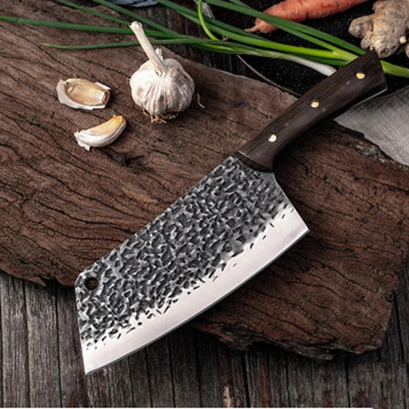 

Kitchen Knife Slicing Knife High Carbon Steel Chef Knife Meat Fish Vegetables Cutter Butcher Cleaver Knives Cooking Tools