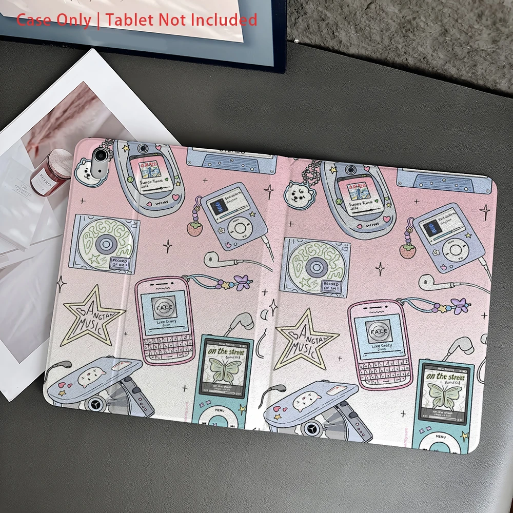 

Case for Samsung pad,Foldable Tablet Case Compatible with Samsung For Galaxy Tab S7/S8/S9