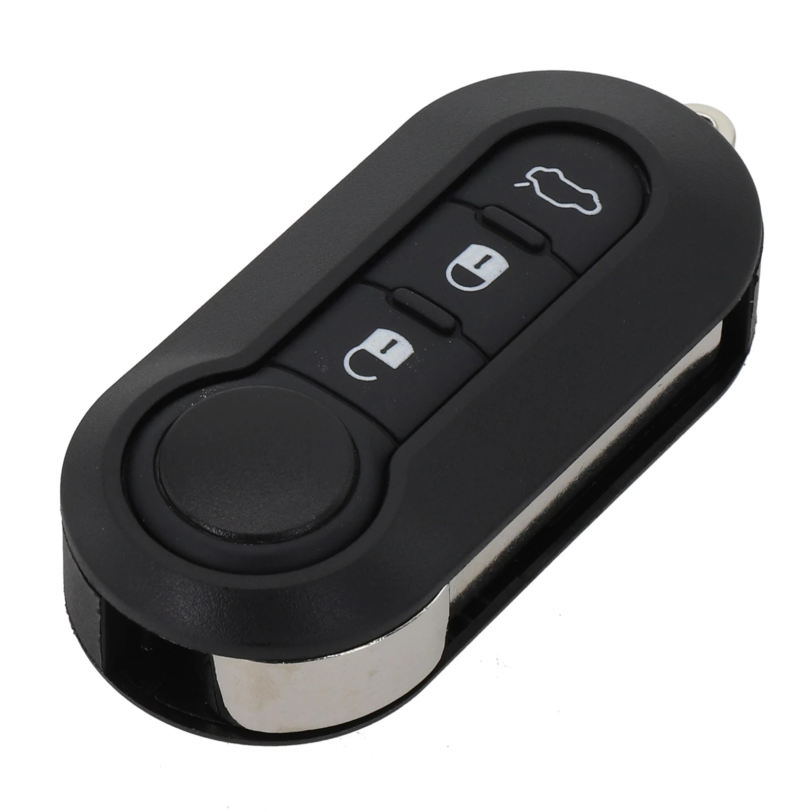 Car Key Replacement Remote Key Shell Replacement Cover Key Fob Case For Fiat Remote Key Case Color Black DIY Replacement