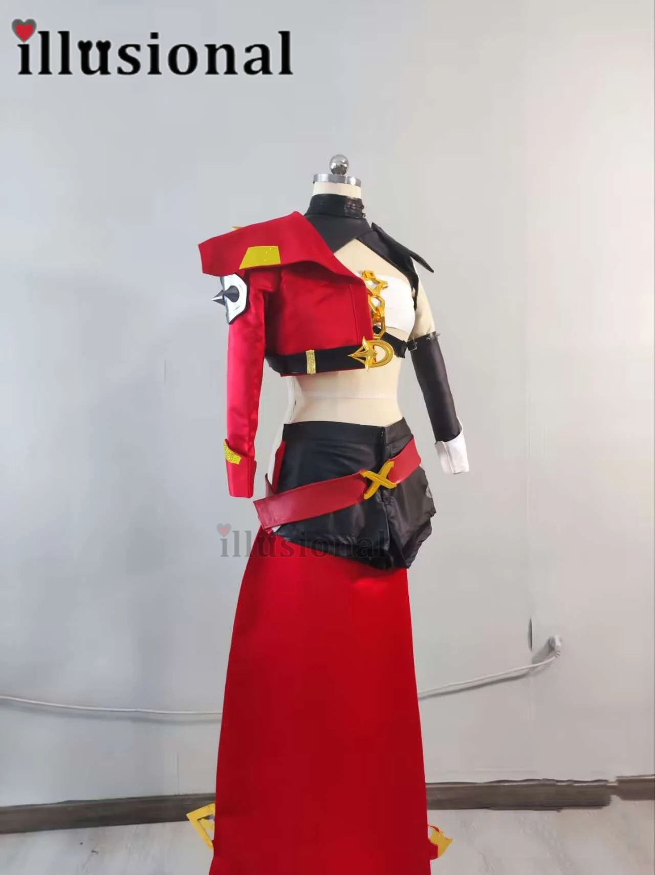 illusional Custom size made Soul-fighter Samira from LOL Desert Rose Samira Cosplay Costume Customized Game Halloween