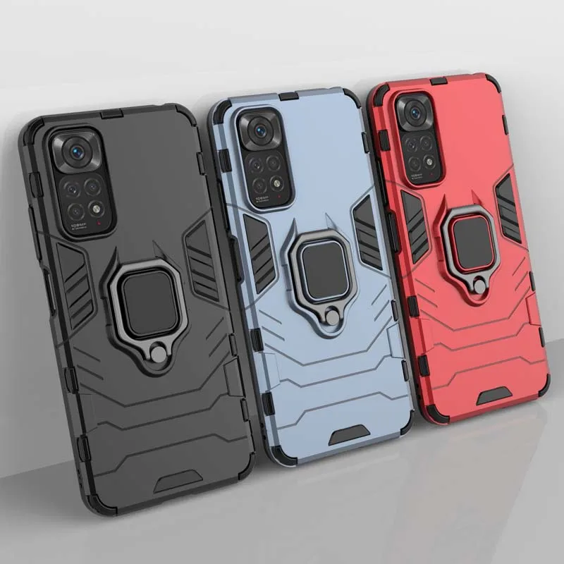 Shockproof Case For Redmi Note 10 4G 5G Note10 Phone Cover for Xiaomi Redmi Note 11 Pro Note11 11pro Case Armor Back Coque