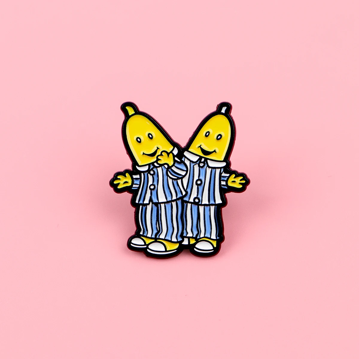 Funny Pajama Banana Man Enamel Pins Cartonn Fruit Brooch Lapel Pin Badge on Backpack Clothing Accessories Fashion Jewelry Gifts