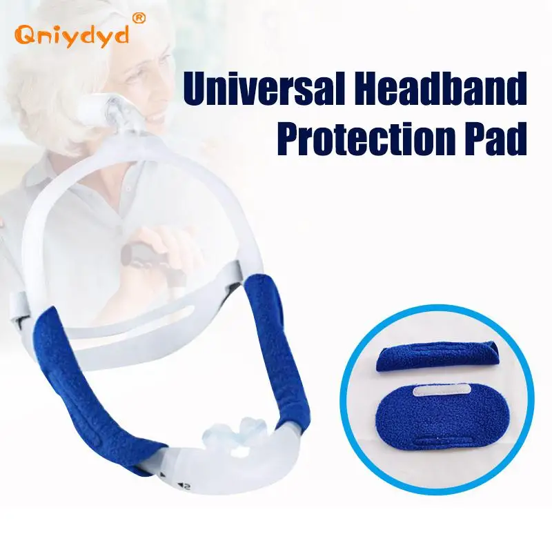 Protector de diadema Universal Cpap, máscara para dormir, cojín suave, alivio de presión facial, accesorios para mascarilla, 1 par