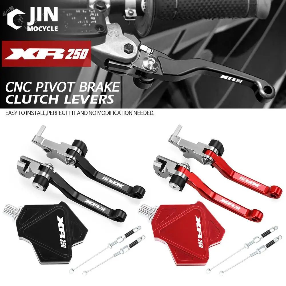 

For HONDA XR250 MOTARD 1995-2007 2006 Motorcross Accessories CNC Stunt Clutch Lever Easy Pull Cable System Brake Clutch Levers