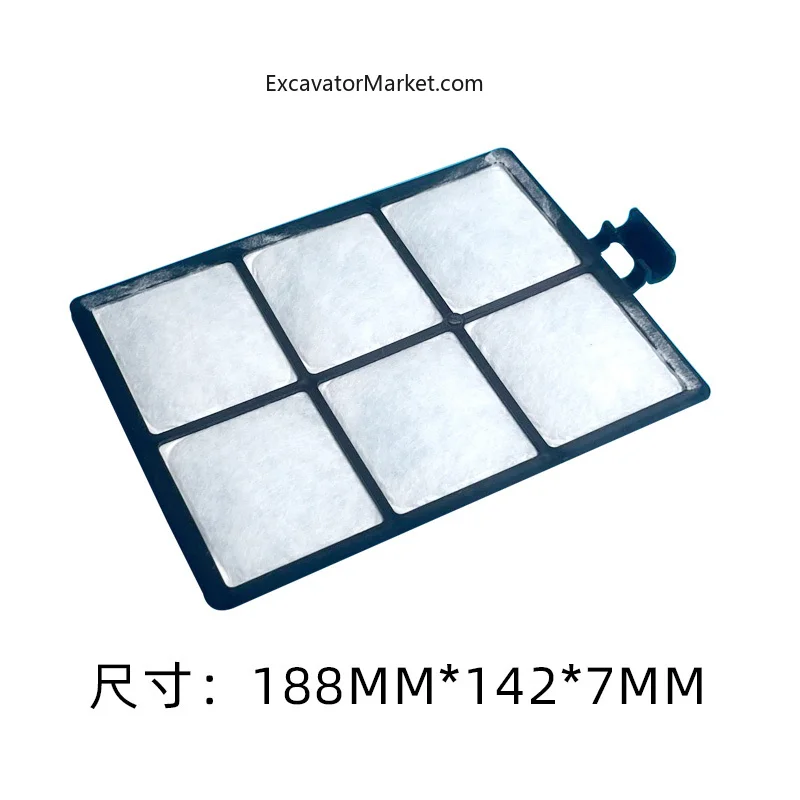 For excavator Kato HD307 308 512 820 1023-3 built-in external air conditioner filter filter mesh Excavator Spare