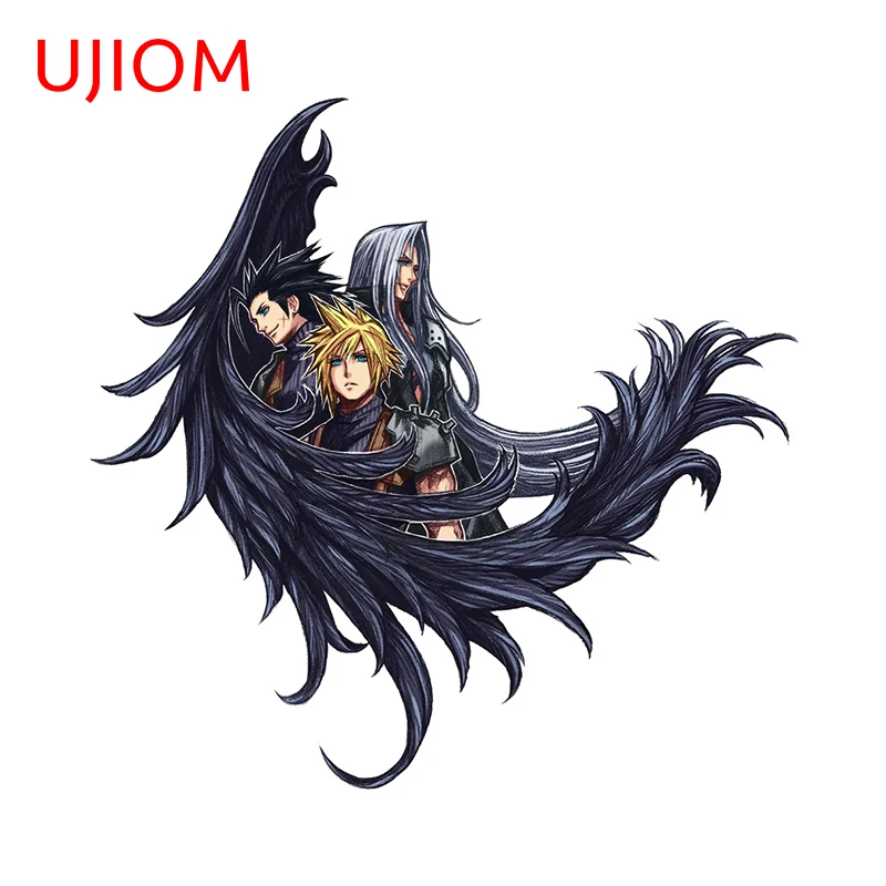 UJIOM for FF7 Sephiroth Cloud Personal Wall Stickers Popular Anime Baby Nursery Room Decals Waterproof Wallpapers Home Decor