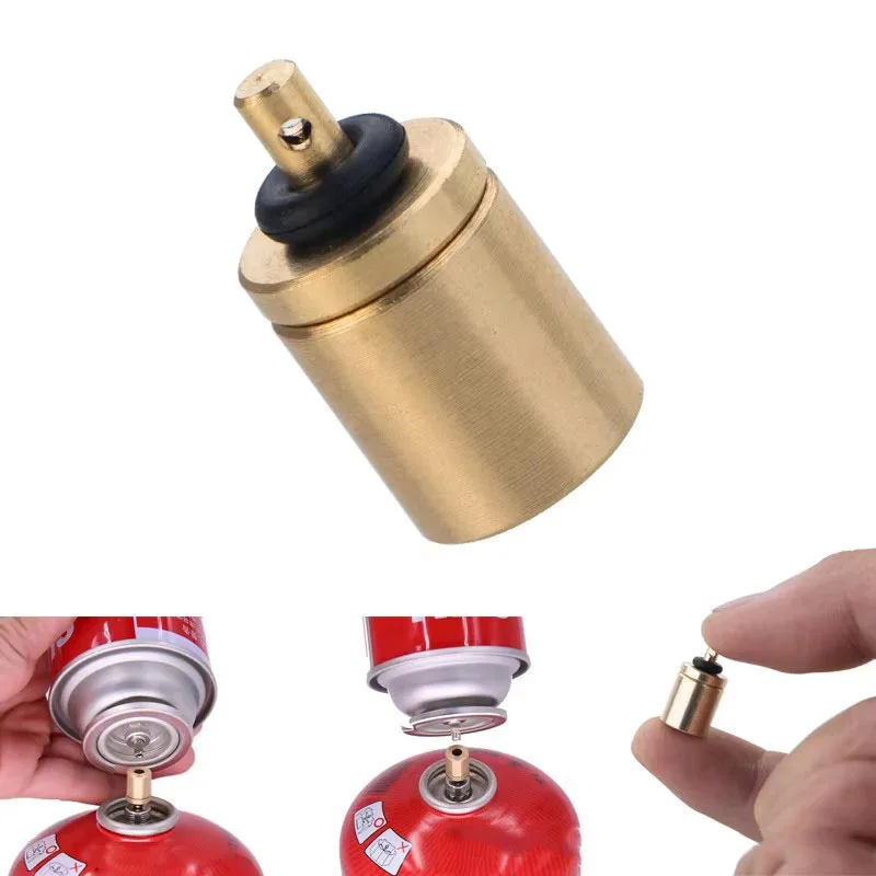 1-6 Stück Gas-Nachfülladapter zum Befüllen von Butanbehältern, Outdoor-Campingkocher, Gastank-Brenner-Zubehör, Mini-Aufblasventil