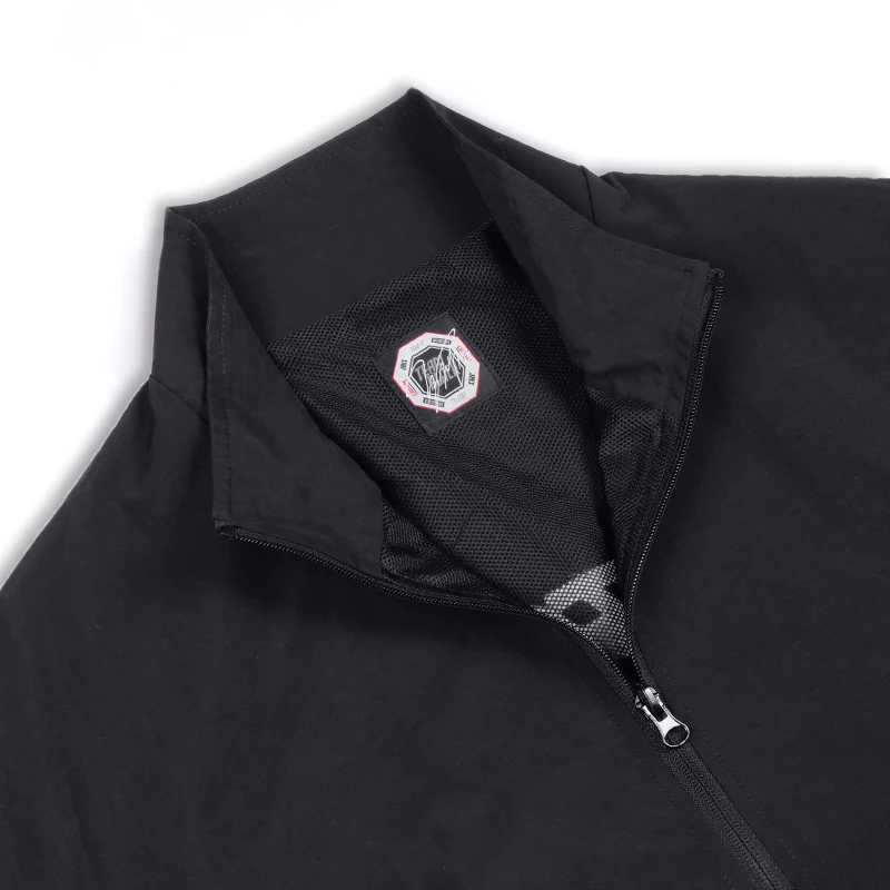 سترة Jinx Team سوداء للجنسين سترة واقية معطف رياضي للرجال والنساء ملابس رياضية فضفاضة بأكمام طويلة ملابس خارجية مطرزة Y2k #4