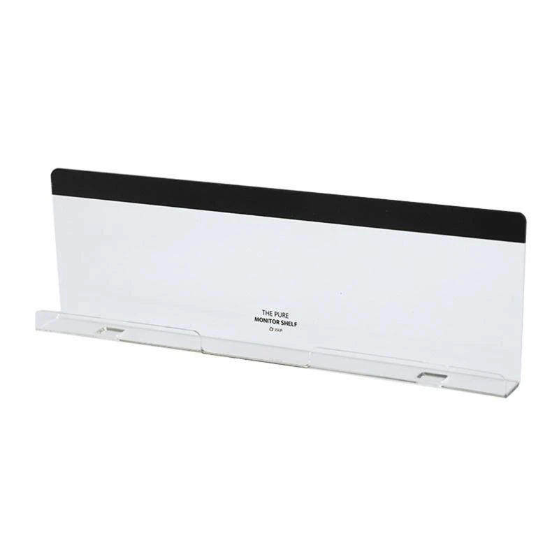 Acylic Memo Sign Self-adhesive Note Board Computer Monitor Message Board with Phone Holder Charging Slot for Office Desk