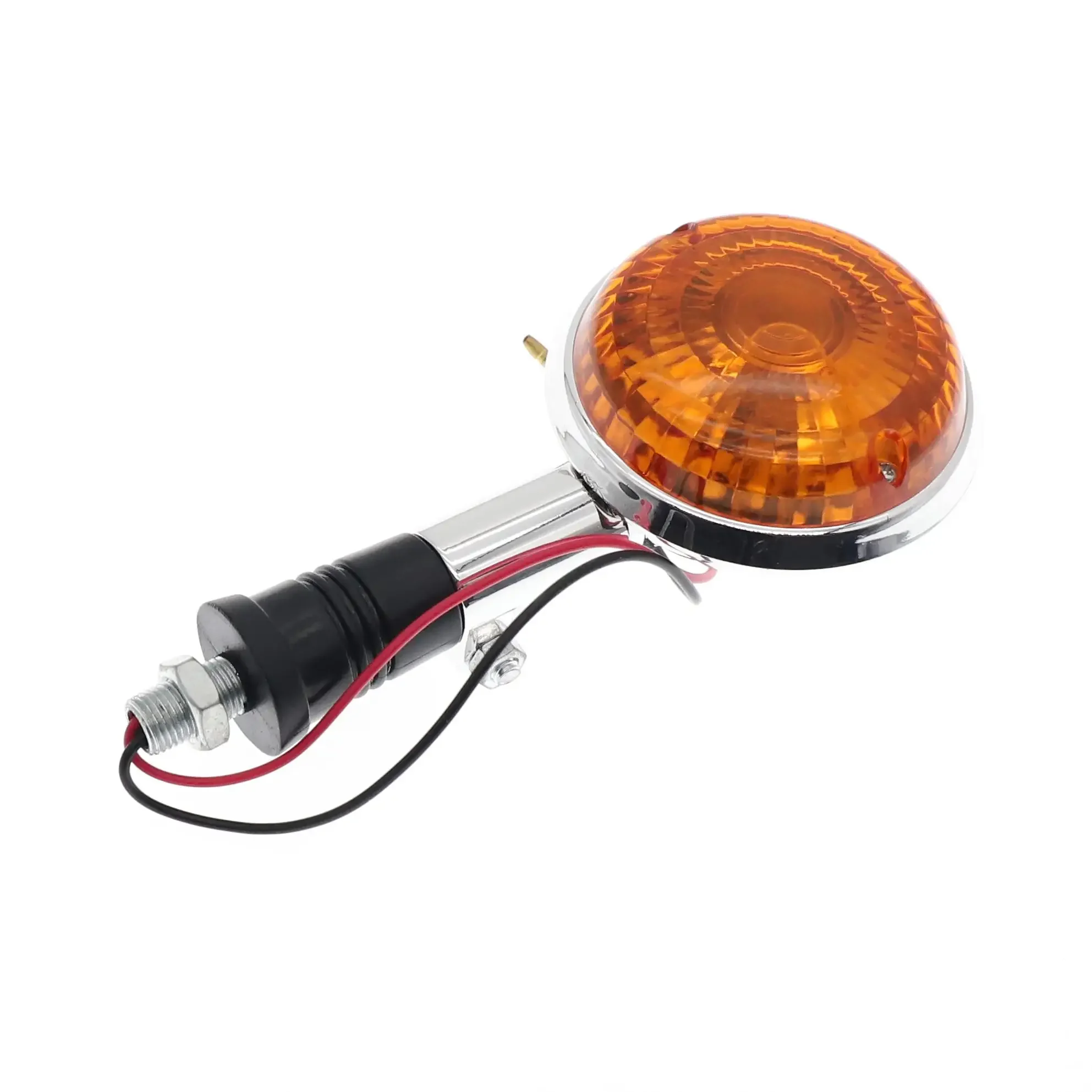 2PCS Motorcycle Turn Signal Light Clear Blinker Indicator Flasher Lamp Universal Modification For YAMAHA Vmax 1200/XJ700/XJ700X 6