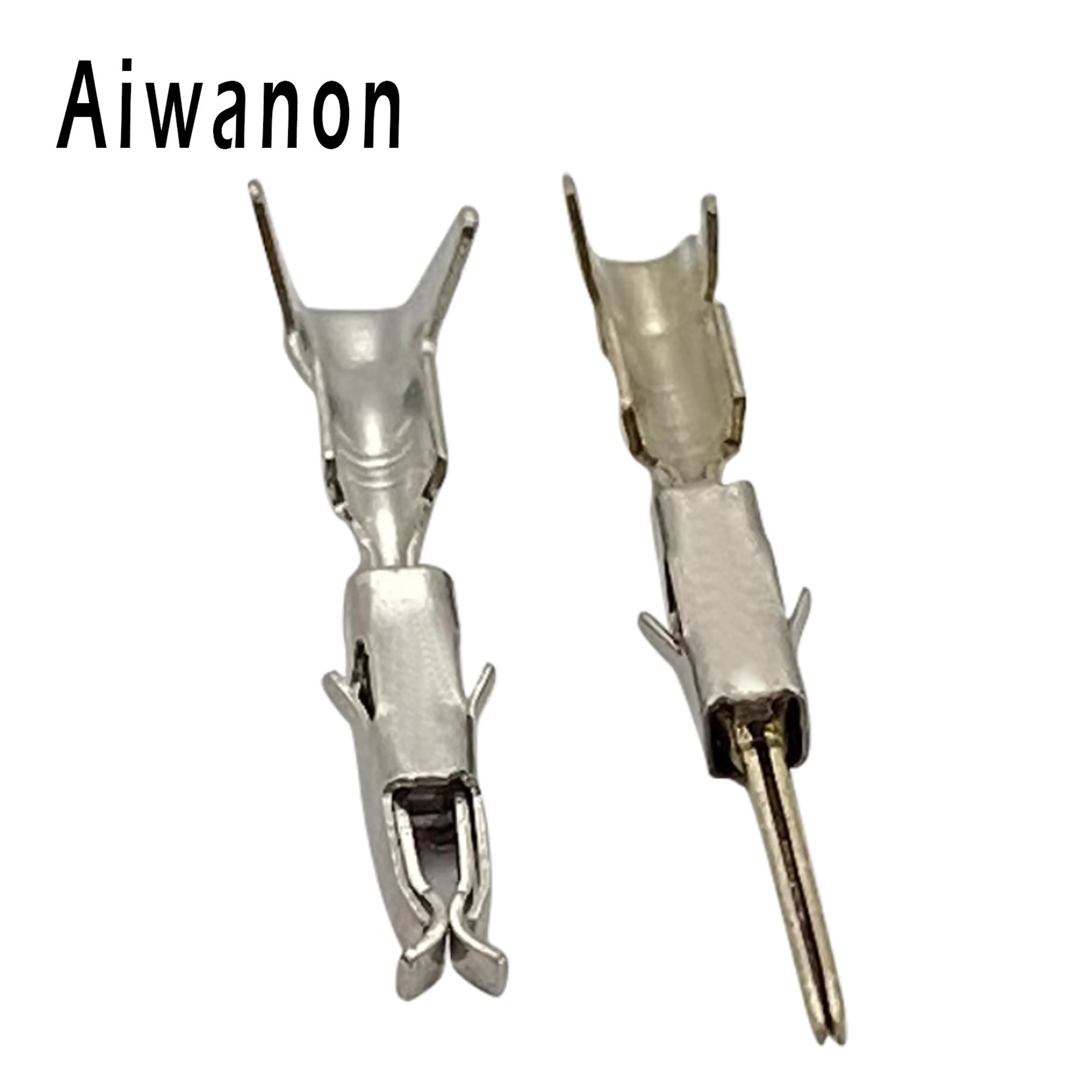 20 Pcs 1.5mm Auto Cold Crimp Wire Terminal For License Plate Light Electrical Cable Connector 964261-2 969028-2