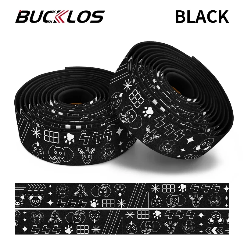 BUCKLOS Lenkerband Kies Rennrad Lenkerwickler Bequemer rutschfester Fahrrad-Lenkergurt zum Aufwickeln für Speed Race Cycle