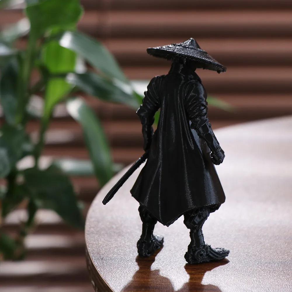 Desktop Accessory Funny Ninja Statue Decorative Model Creative 3D Printed Warrior Ornament Multi-functional Desk Decoration Home