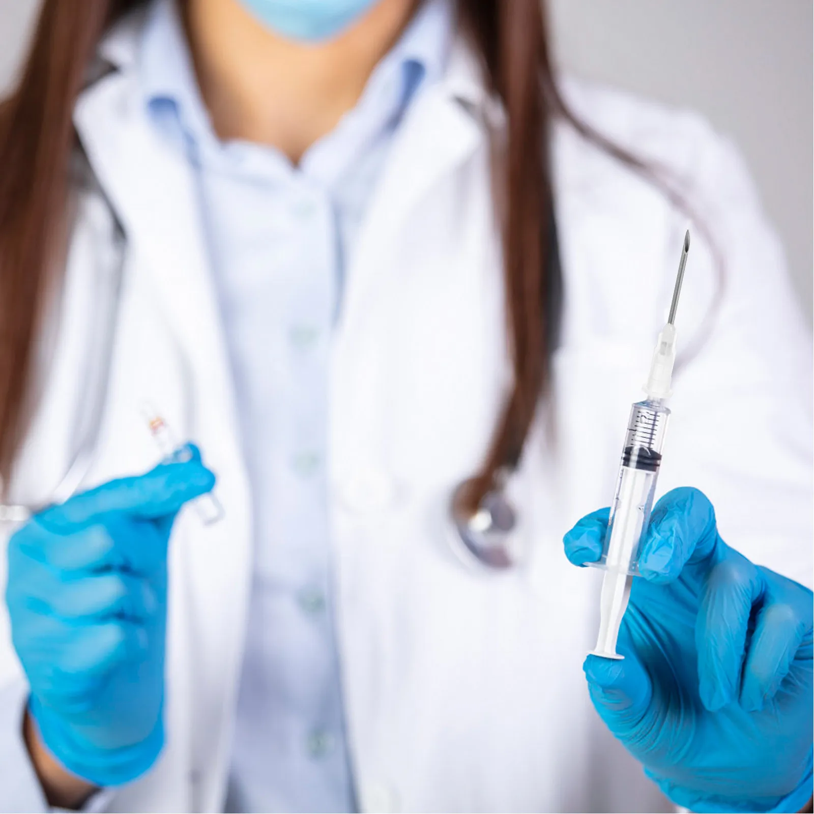 

100 шт. лабораторных дозирующих игл: пластиковые и металлические наконечники для шприцев, аксессуары для перекачки жидкостей, принадлежности для научных экспериментов