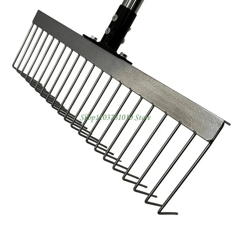 U55D Rustproof Steel Rakes Easy Assembly Design For Quick Setups In Lawn Care Pet Waste Management Cleaning Tasks Tool