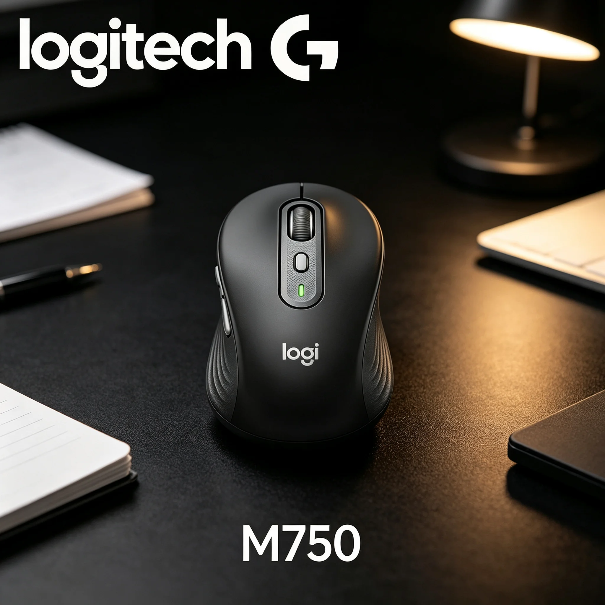Logitech M750 Dual‑Connect Portable Wireless Mice Fit Notebook User For Home Work And Outdoor Mobile Office Task