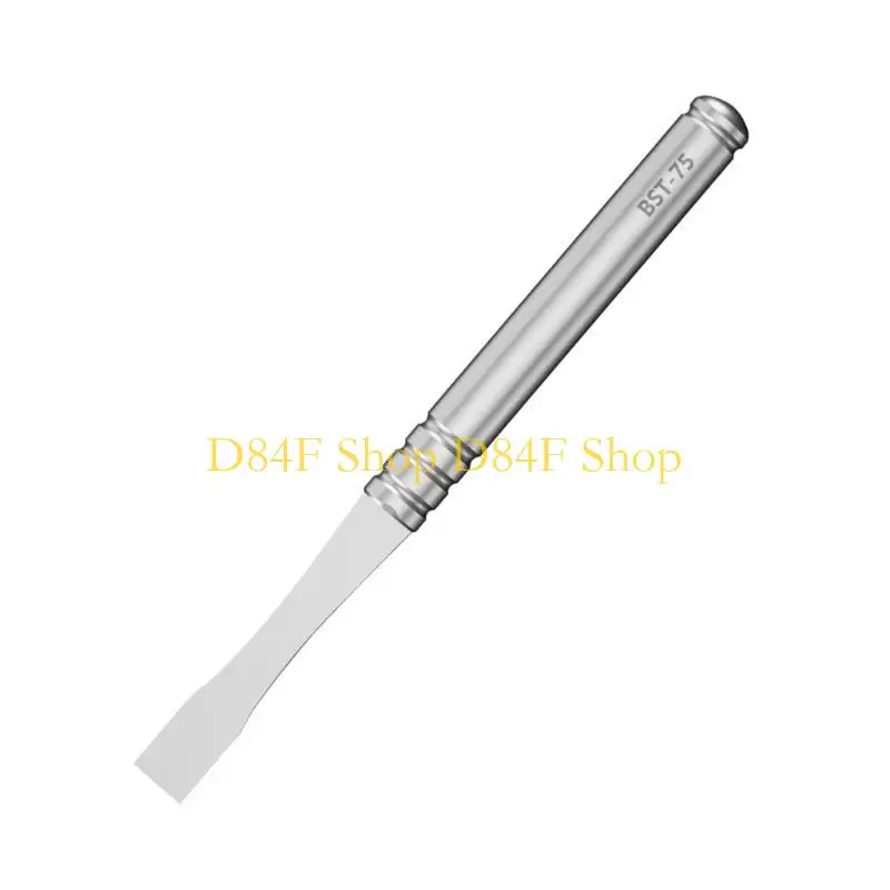 

D84F High Hardness Solder Scraping Tool Versatile Nonmagnetic Tool Steel Scraper for Glues Removal and Soldering Tasks