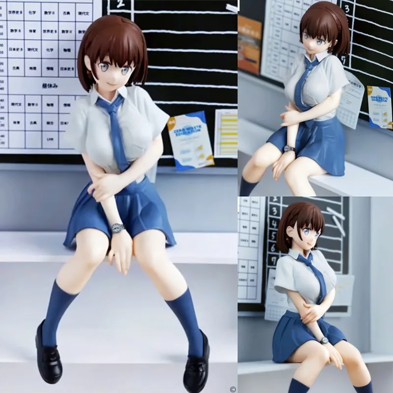 13cm Tawawa on Monday Anime Figures Ai-chan Doll Action Figure Pvc Model Cute Decoration Collect J-chan Figurine Toys Gifts