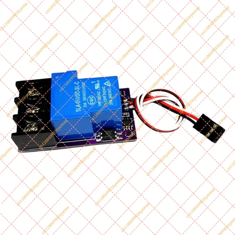 RC PWM 30A Relay Switch Module, 1-Channel Electronic Switch with LED Indicator, 5V Compatible for RC Model Aircraft
