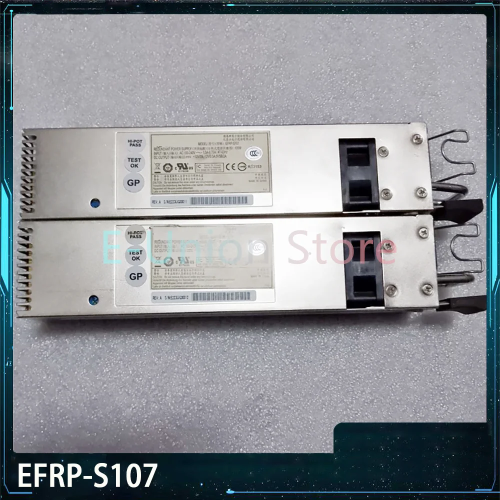 1Pcs EFRP-S107 Redundant Power Supply 100W 100-240V input 47-63Hz Output+12V 10A/+15V 10A/+24V 500mA