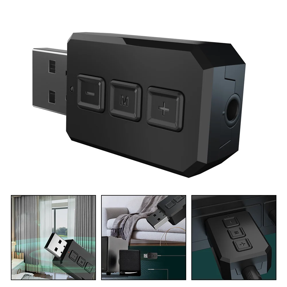 USB محول لاسلكي استقبال جهاز إرسال الصوت اللاسلكي لوحدة التحكم في الألعاب سماعات مكبرات الصوت إشارة الصوت #5