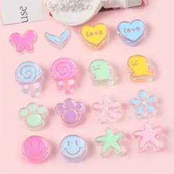 Large Hole Acrylic Beads Loose Spacer Beads For Jewelry Making Needlework Diy Handmade Bracelet Necklace Key Chain Accessories