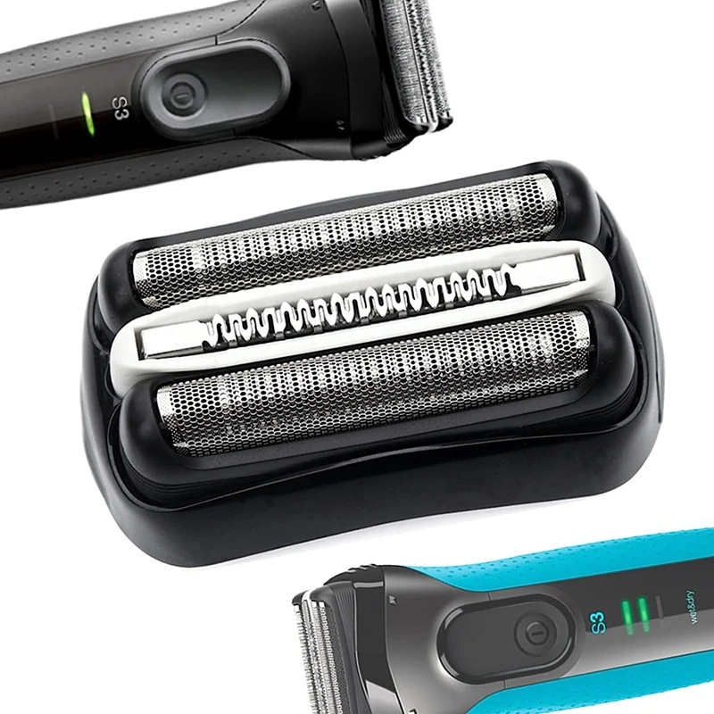 32B Replacement Head Foil & Cutter Compatible with Braun Series 3 shavers 32B 3000s, 3010s, 3040s, 3050cc, 3070cc, 3080s