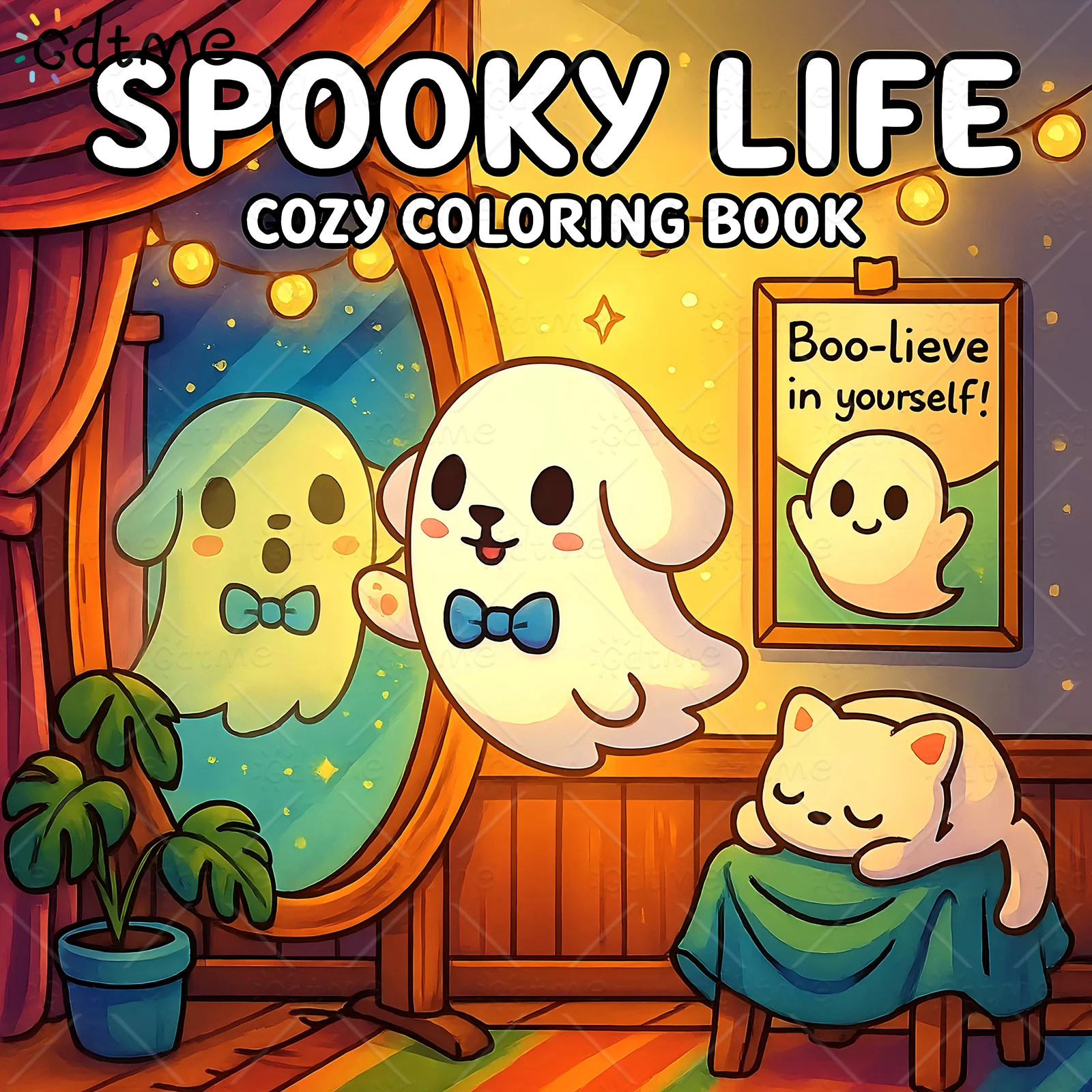 COZY MASTERPIECES Coloring Book 24 Page Gift For Birthday Party Relieve Stress Kill Time Graffiti Painting Drawing