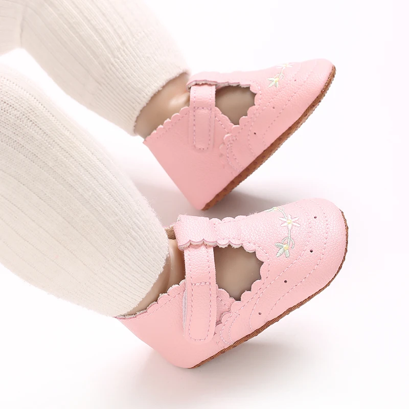 0-18M Baby Mädchen Prinzessin Schuhe Niedlich Gedruckt Weichen Stoff Unten Anti-rutsch Frühling und Herbst Prinzessin Schuhe erste Schritt Schuhe – Detail 35