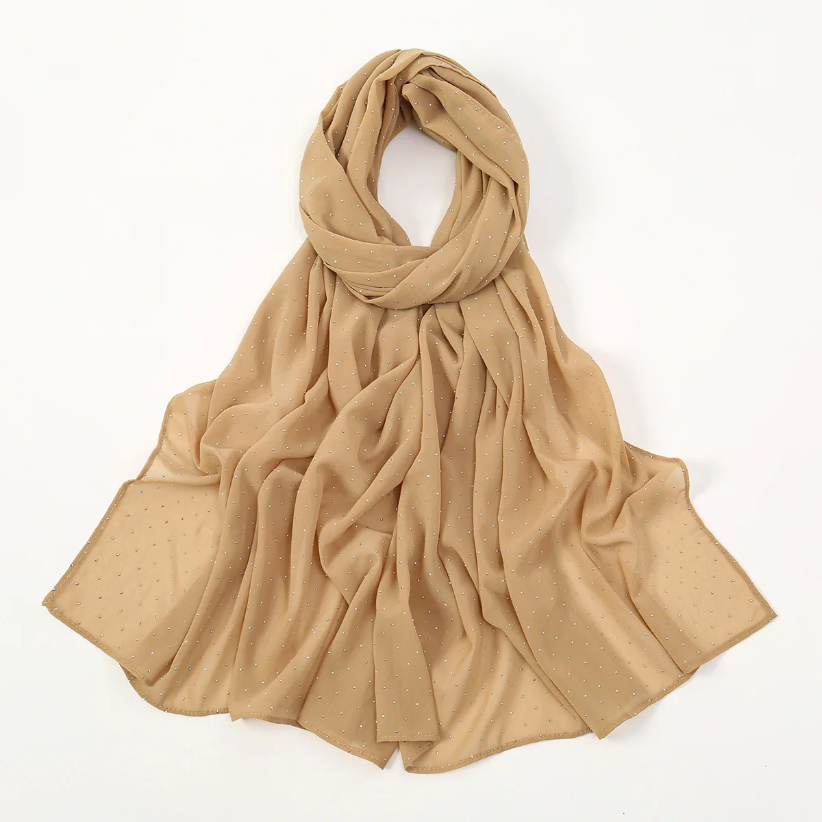 

Diamonds Pearl Chiffon Long Scarf Scarves Muslim Hijab Women Shawls Wrap Stoles Bandanas Headband Bufanda Foulard Turbante Mujer