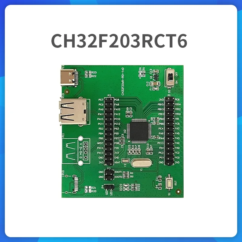 CH32F203 Development Board CH32F203RBT6/CH32F203RCT6 Cortex-M3 Microcontroller Evaluation Boards
