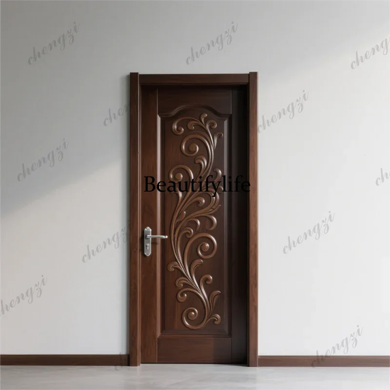 TTT Z183 Customization Chinese Manufacturers In Guangdong Province Are Selling Well Their Luxurious Solid Wood Interior Teak Doo