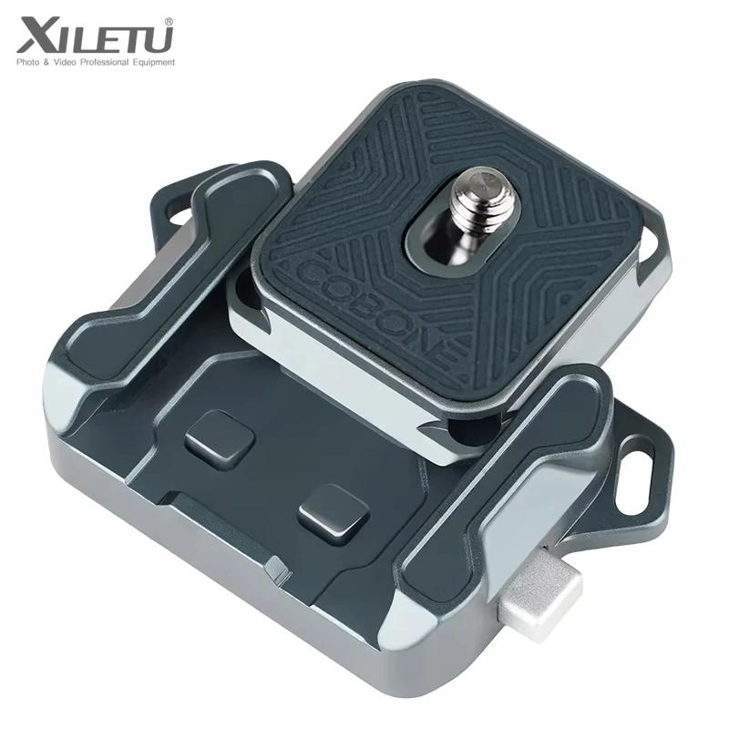 

XILETU Quick Release Plate Shoulder Strap Base Camera Sling Quick Adapter for with Fujifilm Canon Sony a7m3 a7iv accessories I