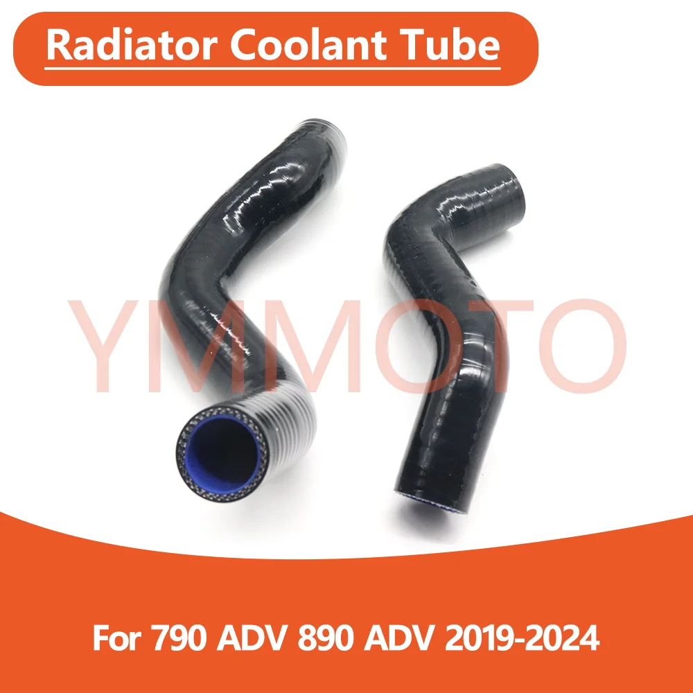 For 790 890 ADV 2019 2020 2021 2022 2023 2024 Motorcycle Radiator Hoses Water Coolant Tube Silicone Hose Accessories