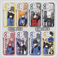 hot blood Anime blue lock New Phone Case For iPhone 15 14 13 12 11 Mini Pro Max X XR XSMax 6S 6 7 8 Plus SE20 Transparent Cover