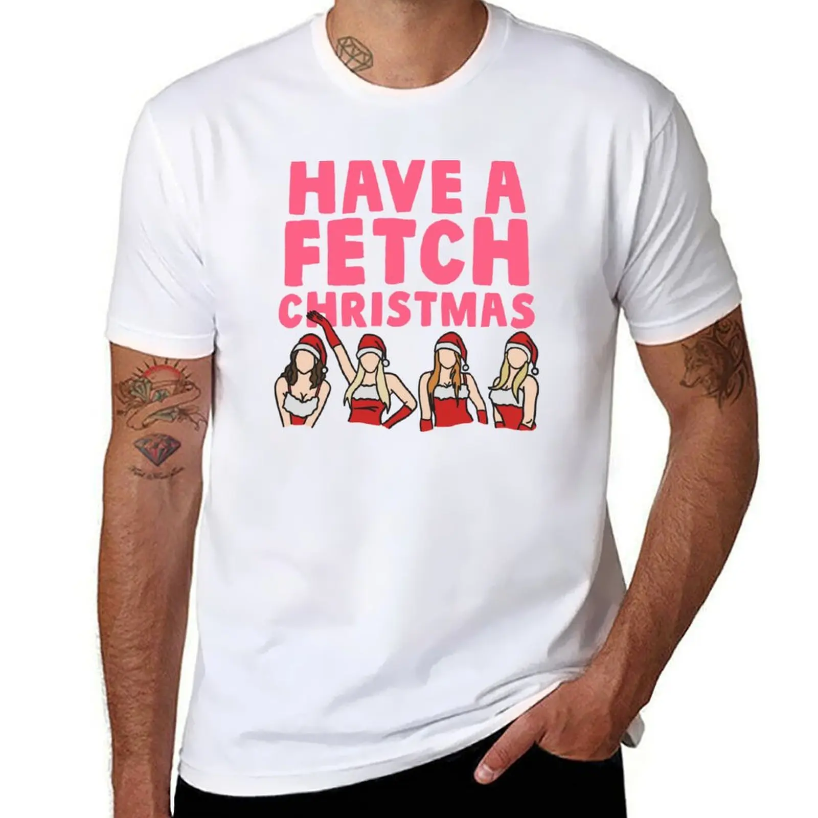 

Mean Girls Have A Fetch Christmas T-Shirt quick drying custom t-shirts mens t shirt graphic