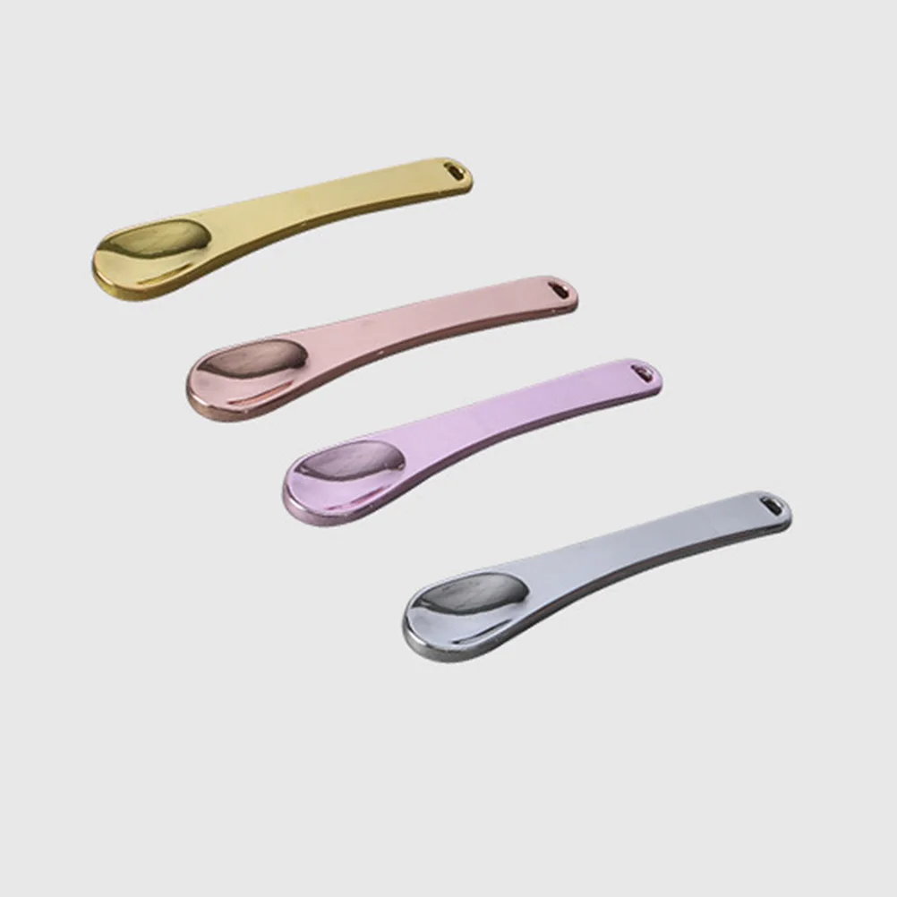 

5 Pcs Eye Cream Stick Face Mask Spoon Facial Beauty Scoop Metal Makeup Spatula Mini