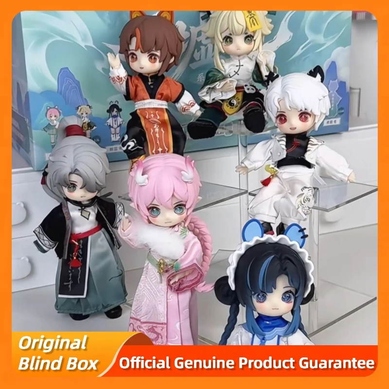 

Подлинная Nagi Yunxu Ji Series Bjd слепая коробка Kawai шарнирная подвижная кукла орнамент модель игрушки Nagi 1/12 Bjd кукла Mystery Box подарки