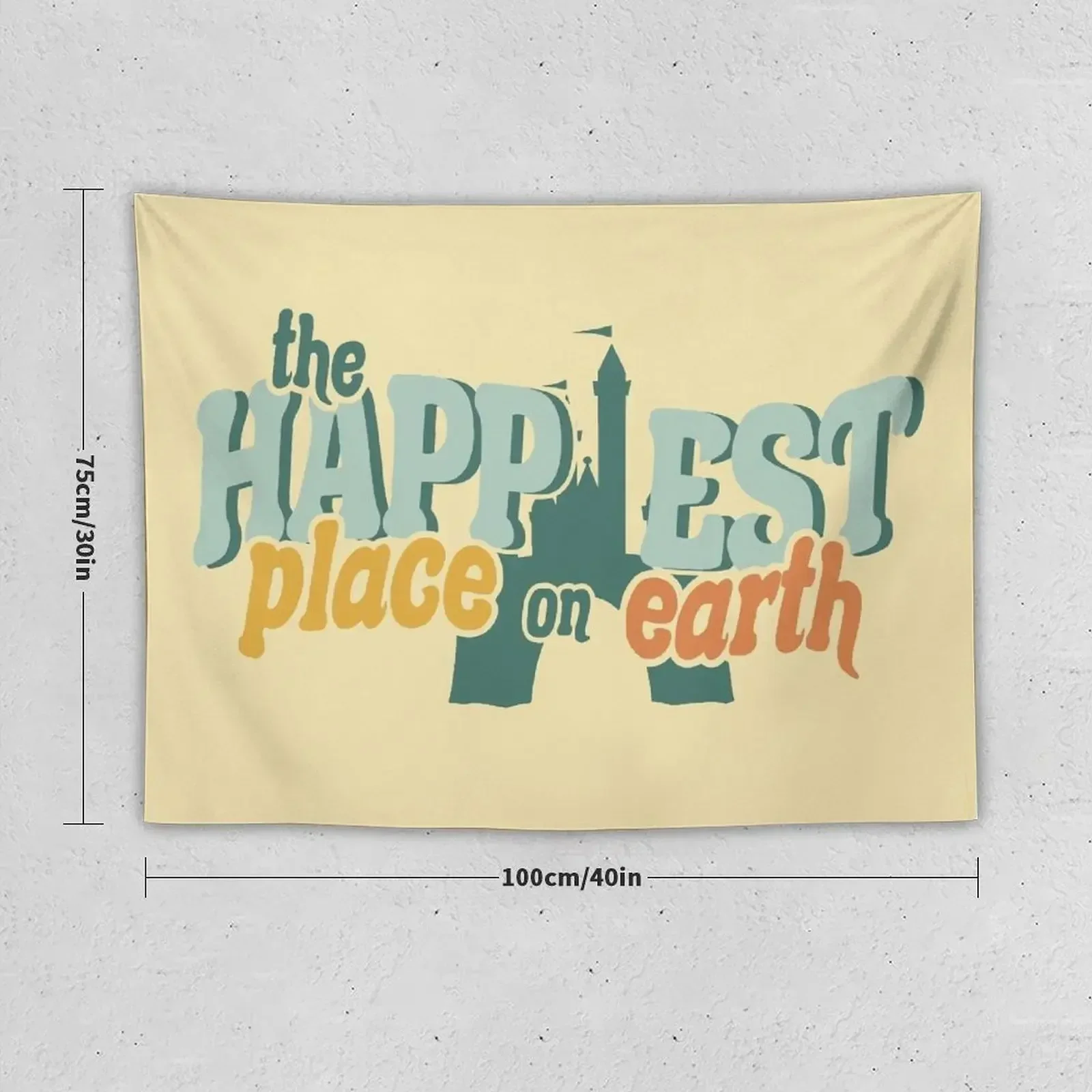 Happiest Place Tapestry Room Decorating Aesthetic Bedroom Decorations Room Decor Aesthetic Tapestry