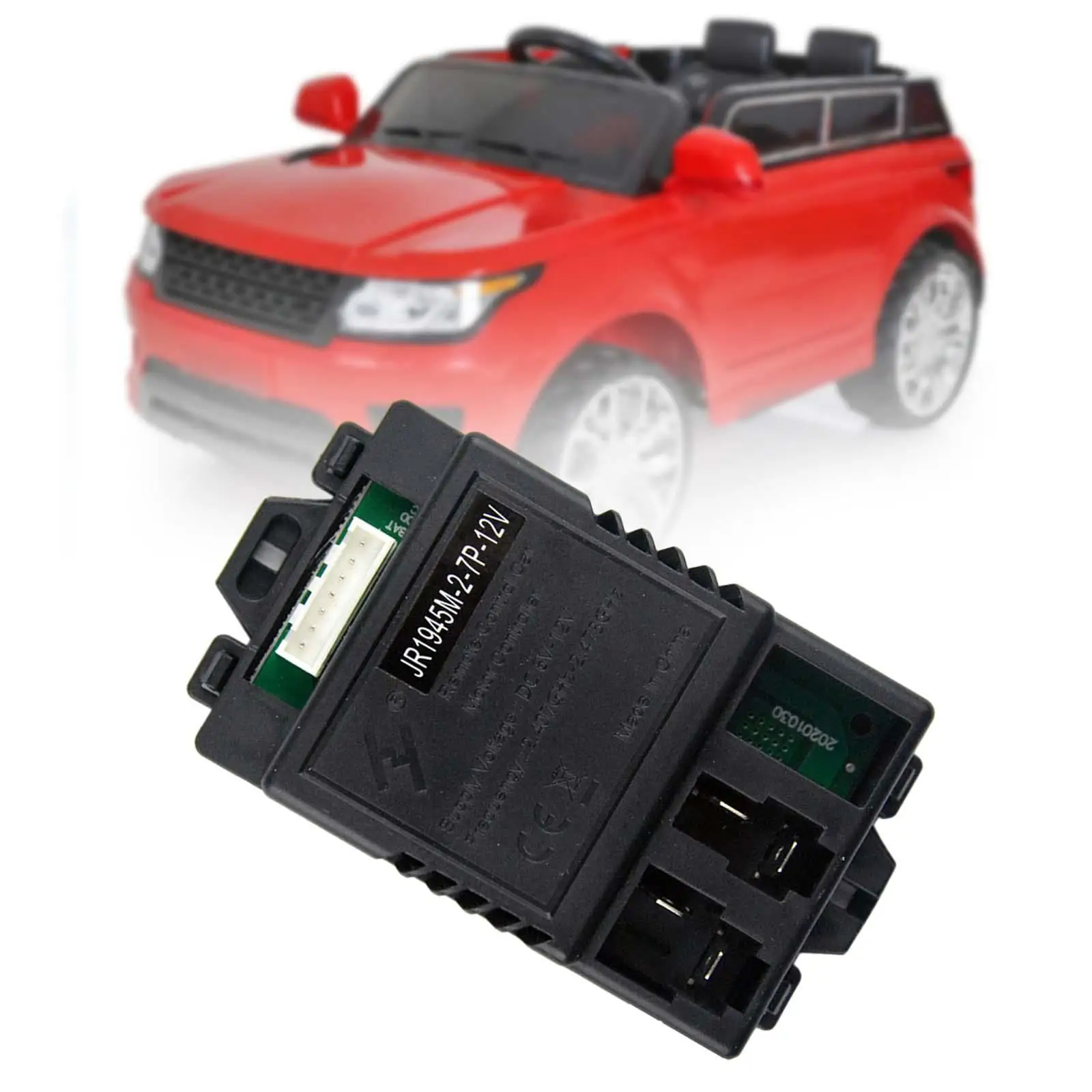 

JR1945M-2-7P-12V Control Box Motor Controller for Kids Riding on Car Fitting