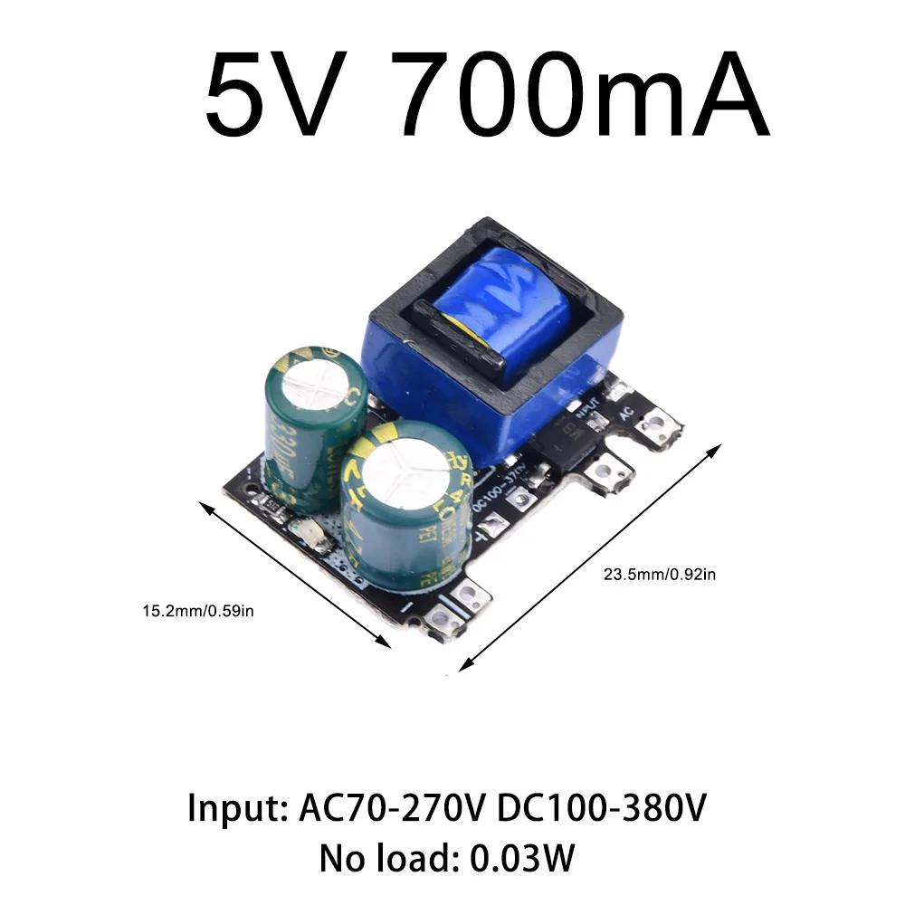 AC-DC 5V 700mA 12V 450mA 9V 500mA 3.5W Precision Buck Converter AC 220V to 5V DC Step down Transformer Power Supply Module