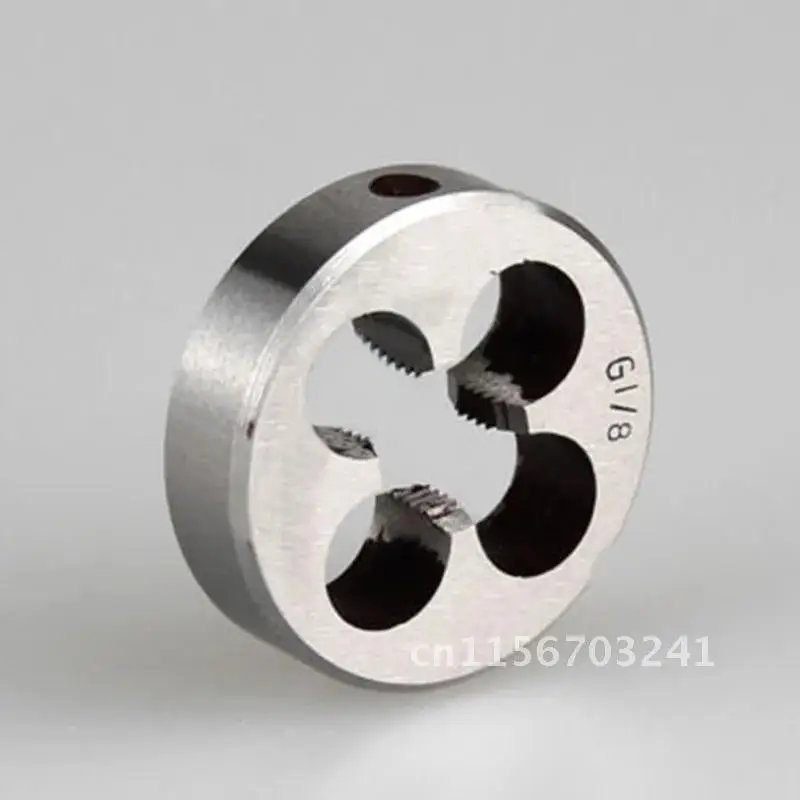 Round Dies BSP 1/8 ，1/4 ，3/8 1/2 ，3/4 High Speed Steel Right Hand Thread Die High Duty Pipe